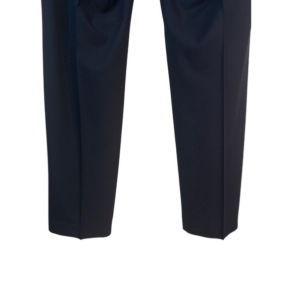 Talbots Womens Windsor Size 14 Pants Dark Navy Polyester Blend - Picture 6 of 14